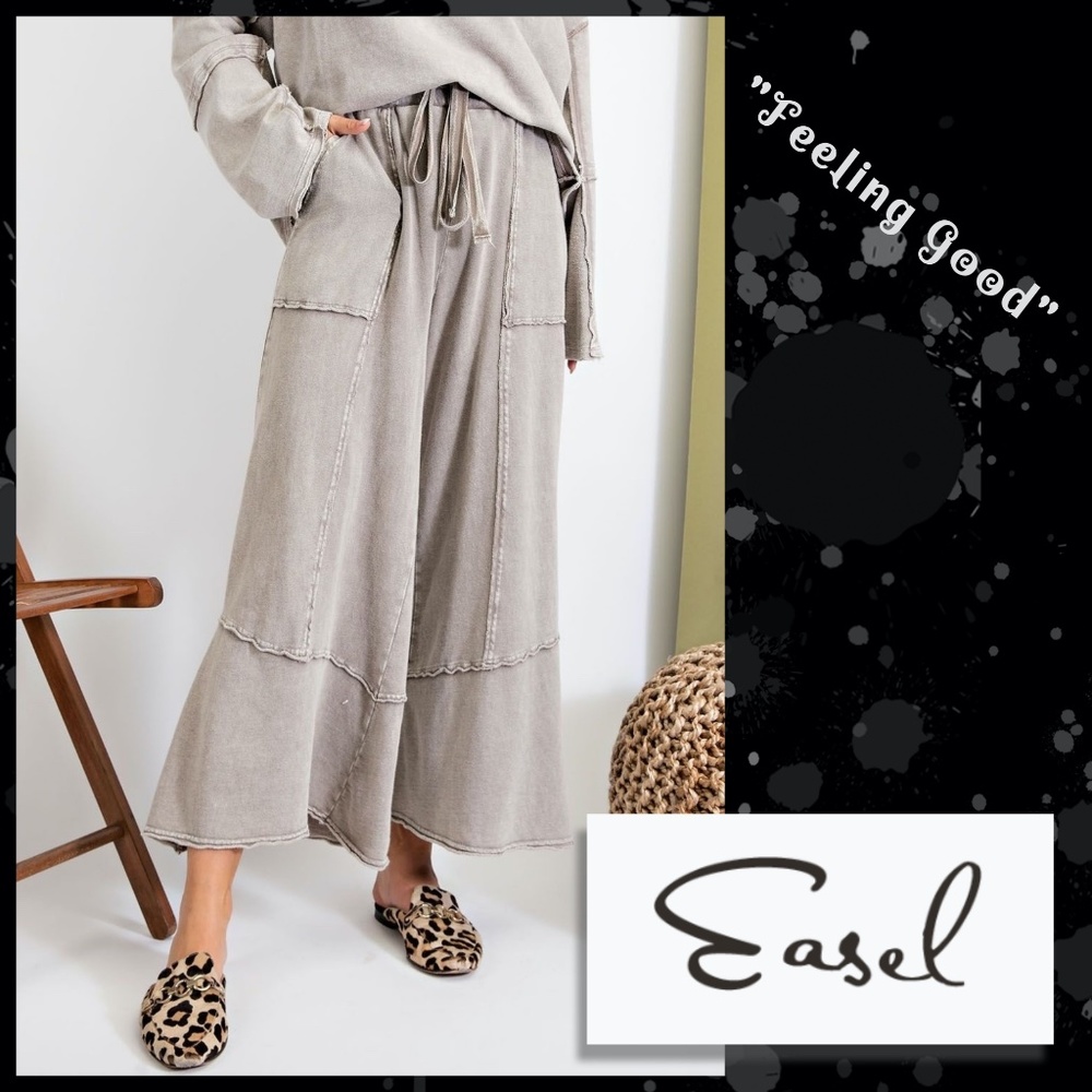 EASEL “Feeling Good” Mineral Wash Pants - TWO LEFT UNTIL OCTOBER! GET THEM NOW!